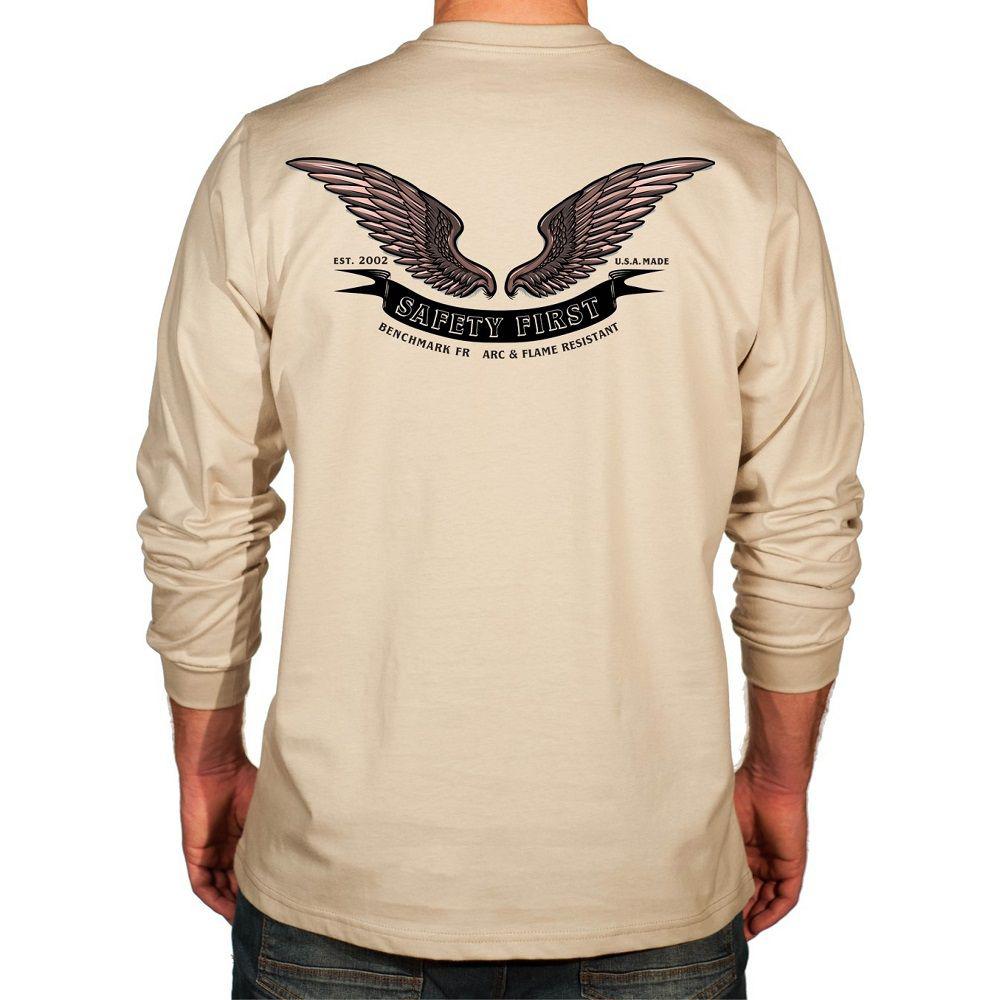 Benchmark FR 3118FR-SAFE Safety First Winged FR T-Shirt W Chest Pocket