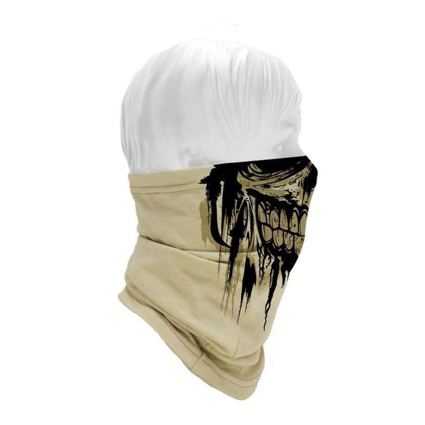 Benchmark FR 3049FRZO Zombie Face Muffler - Fire Retardant Shirts.com