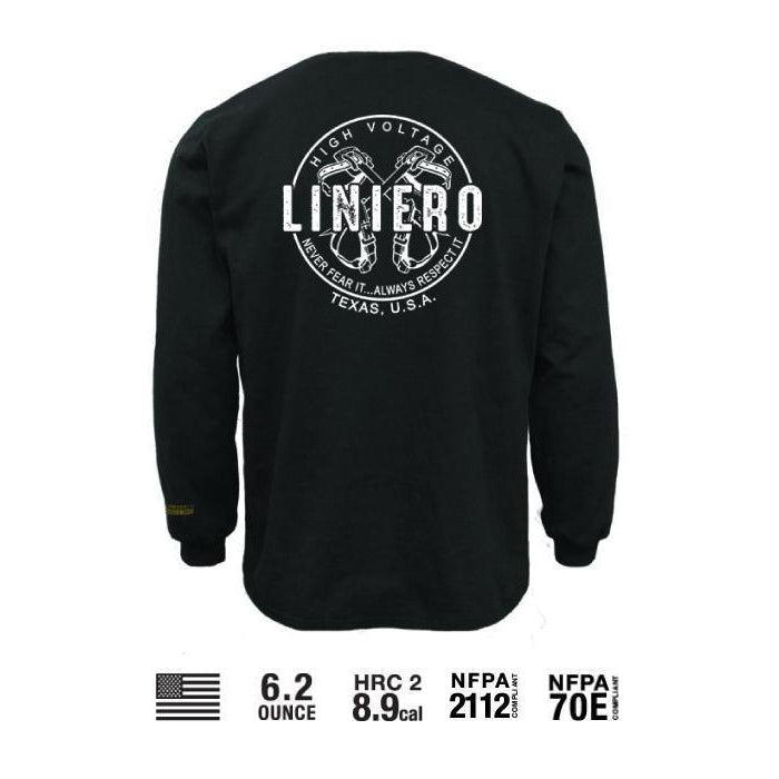 Benchmark FR 3118FRBK-S-LINTX Liniero Texas T-Shirt - Fire Retardant Shirts.com