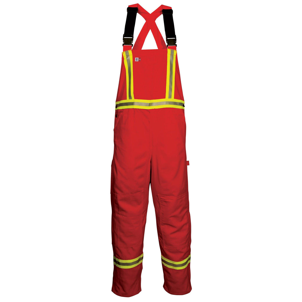 Big Bill FR 189US7-RED Red Unlined Reflective Bib Overall-Fire Retardant Shirts.com