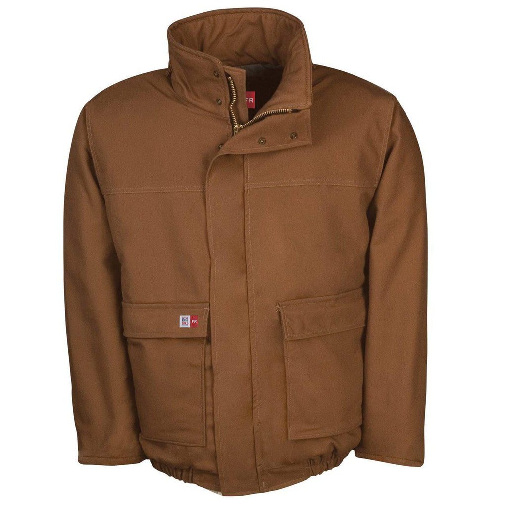 Big Bill FR M400USD-BRN Duck Winter Jacket-Fire Retardant Shirts.com