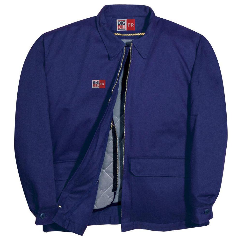 Big Bill FR CL348US9 BLR Royal Blue Work Jacket Fire Retardant Shirts