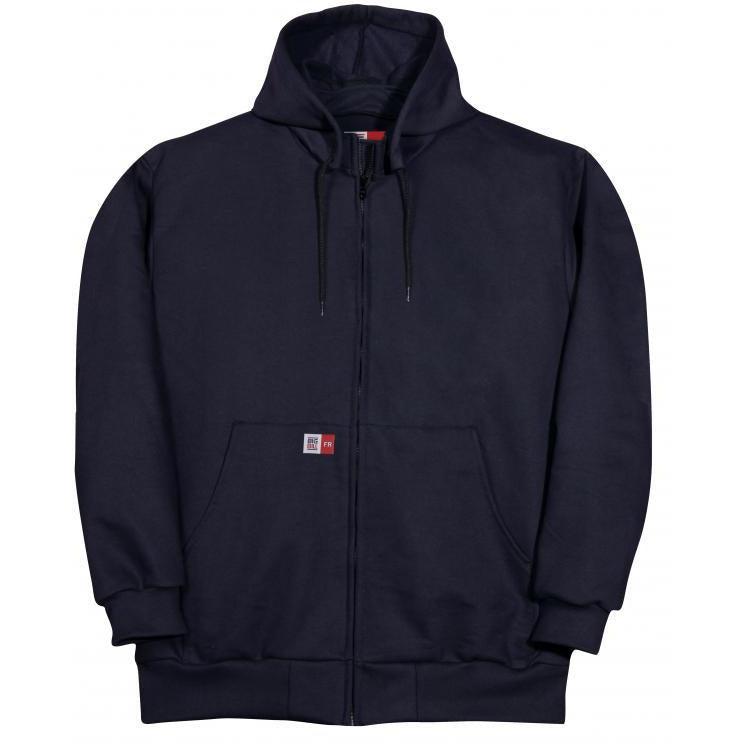 Big Bill FR DW27WP12-NAY Navy Wind Resistant Sweatshirt - Fire Retardant Shirts.com