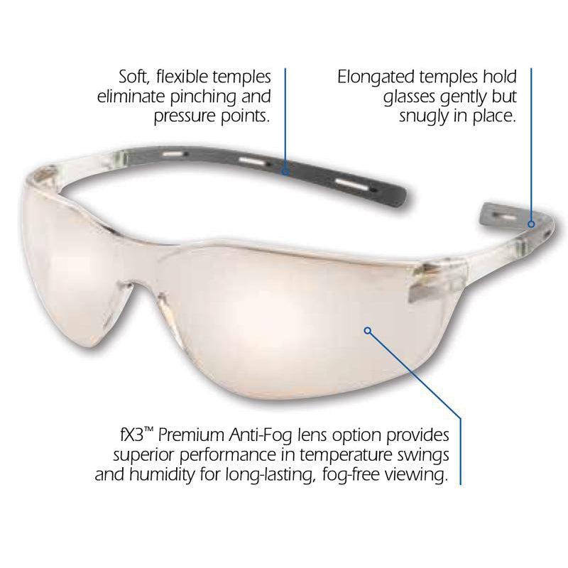Ellipse - Clear Lens fX3 Premium Anti-Fog 20GYX9 Safety Eyewear Glasses - Fire Retardant Shirts.com