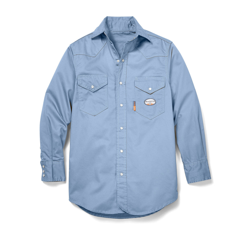FR1003WB- 7.5oz Work Blue Work Shirt