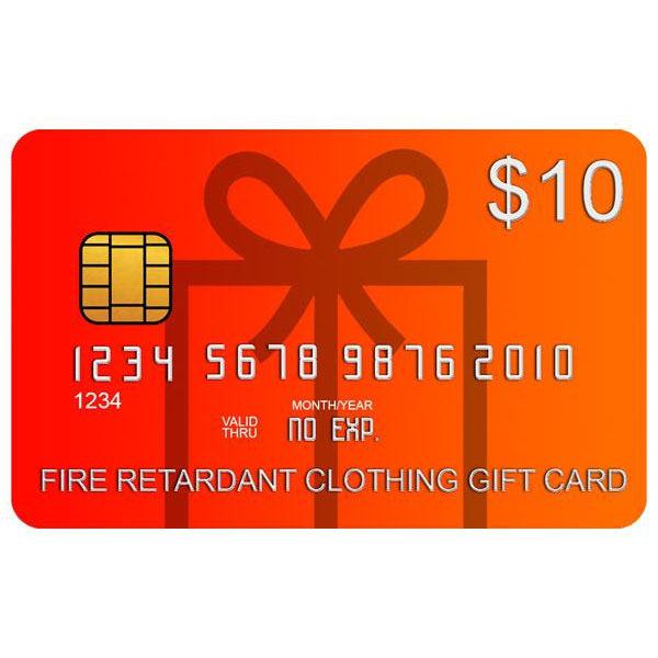 Fire Retardant Clothing Gift Card-Fire Retardant Shirts.com