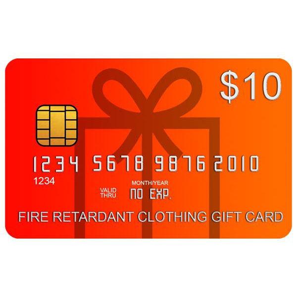 Fire Retardant Clothing Gift Card - Fire Retardant Shirts.com