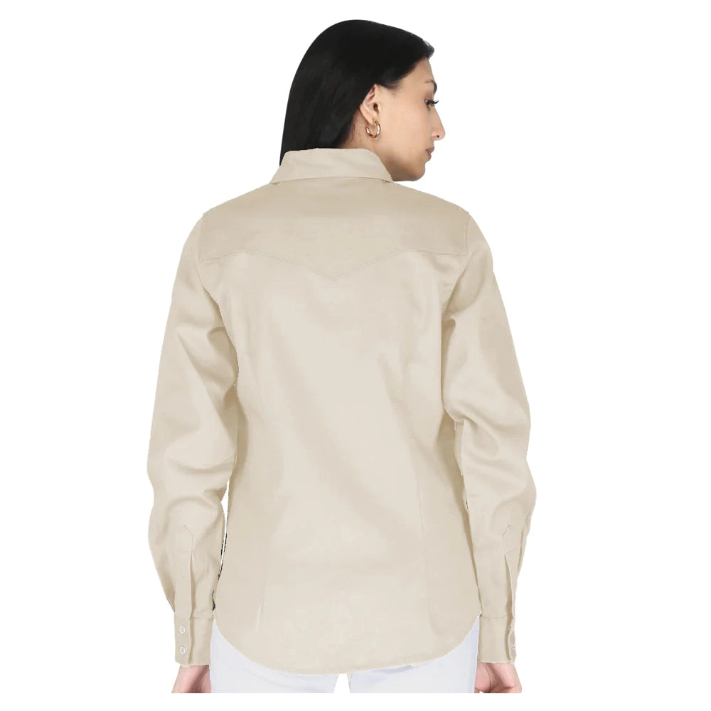 Forge FR LFRSLD STONE - Ladies FR Solid Shirt-Fire Retardant Shirts.com