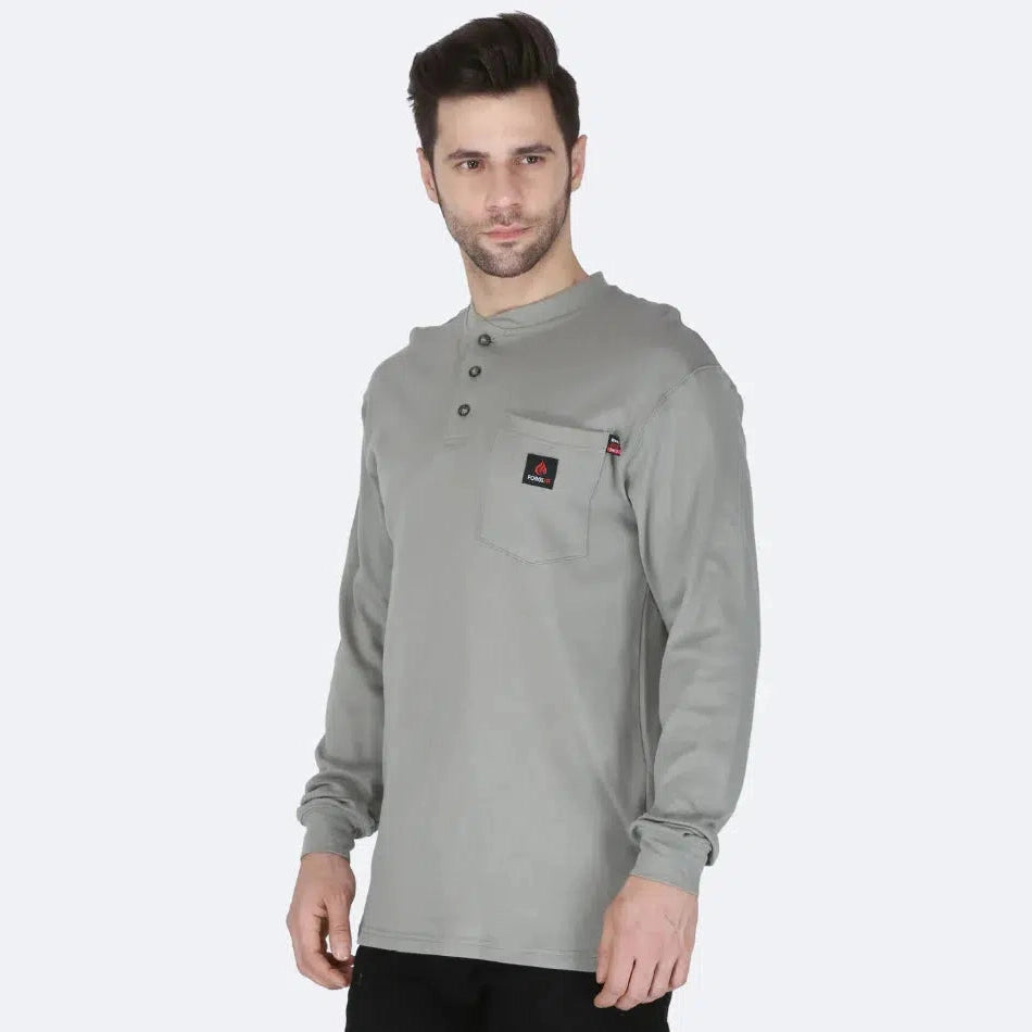 Forge FR MFRHNLY004 Henley Shirts - CLOSEOUT-Fire Retardant Shirts.com