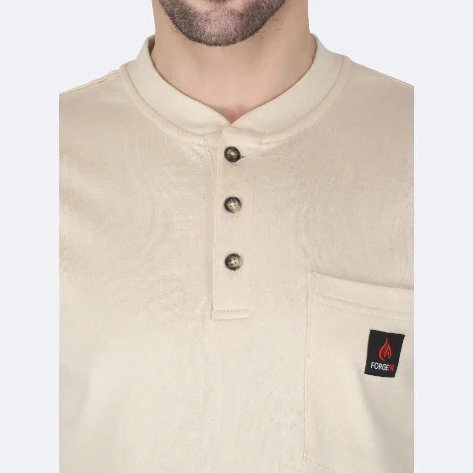Forge FR MFRHNLY004 Henley Shirts - CLOSEOUT-Fire Retardant Shirts.com