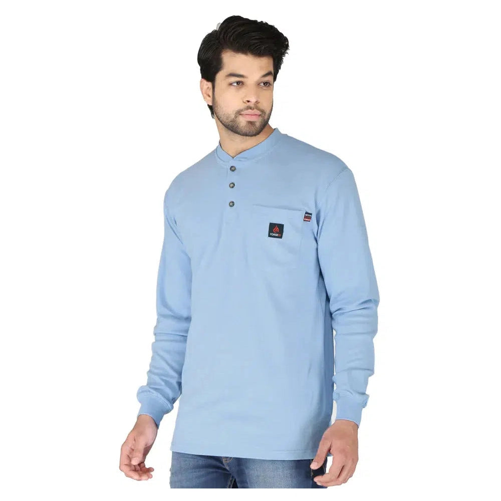 Forge FR MFRHNLY004 Henley Shirts - CLOSEOUT-Fire Retardant Shirts.com