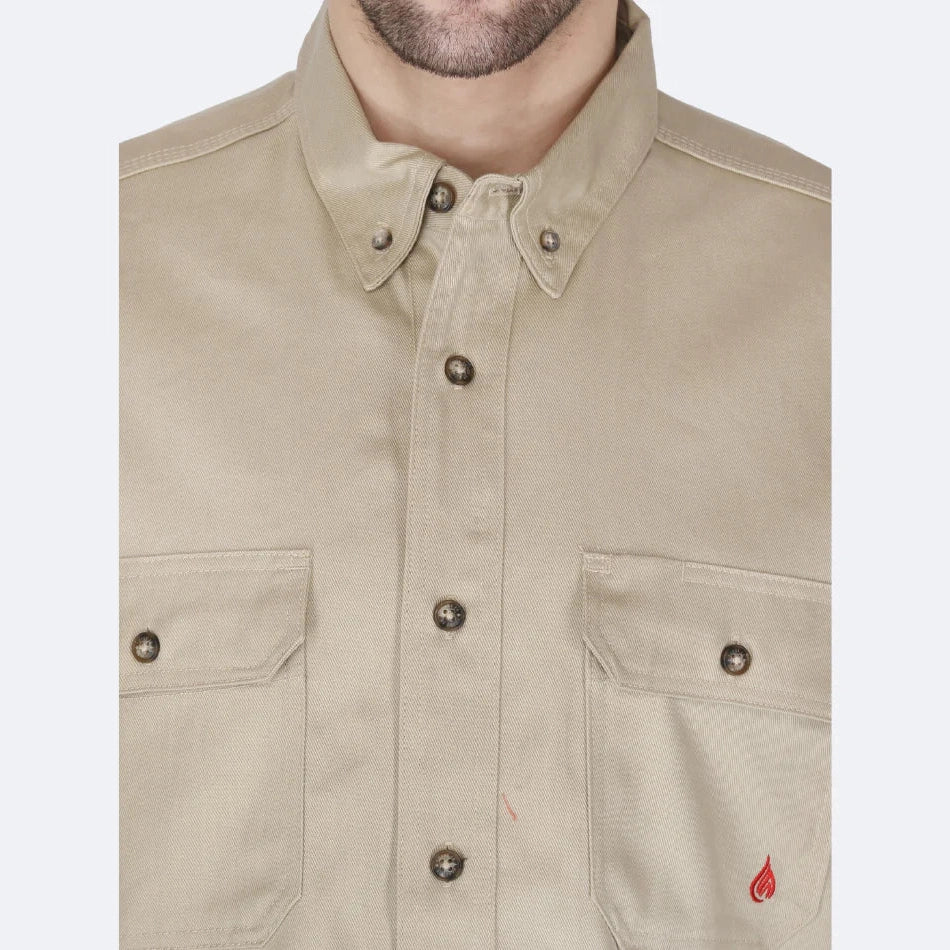 Forge FR MFRLB2PS-024 Solid Button - CLOSEOUT-Fire Retardant Shirts.com