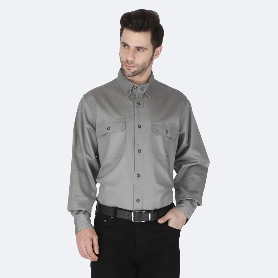 Forge FR MFRLB2PS-024 Solid Button - CLOSEOUT-Fire Retardant Shirts.com