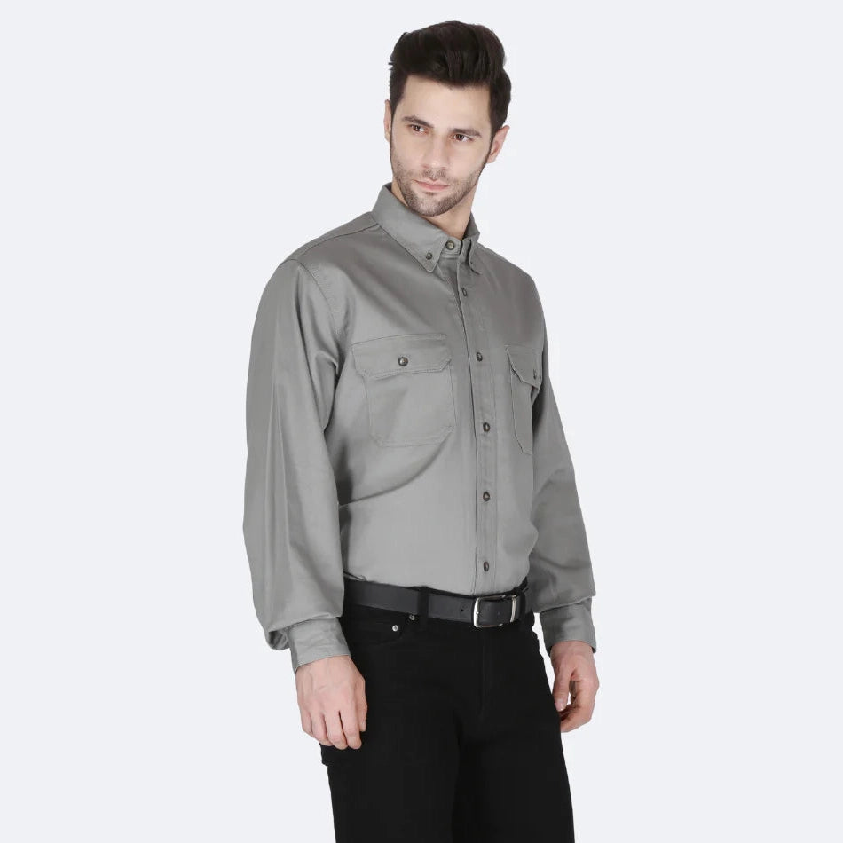 Forge FR MFRLB2PS-024 Solid Button - CLOSEOUT-Fire Retardant Shirts.com