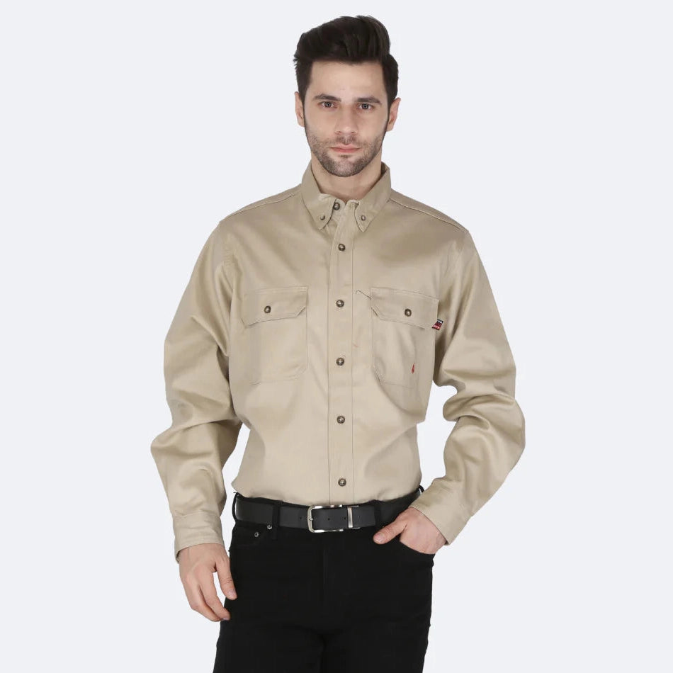 Forge FR MFRLB2PS-024 Solid Button - CLOSEOUT-Fire Retardant Shirts.com