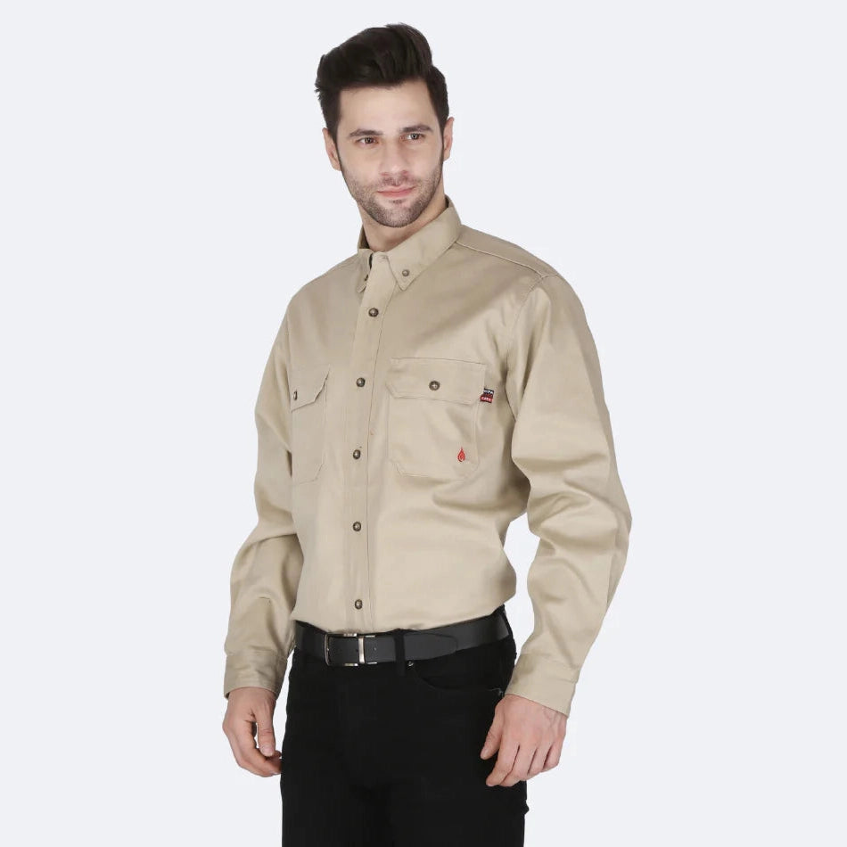 Forge FR MFRLB2PS-024 Solid Button - Close Out-Fire Retardant Shirts.com