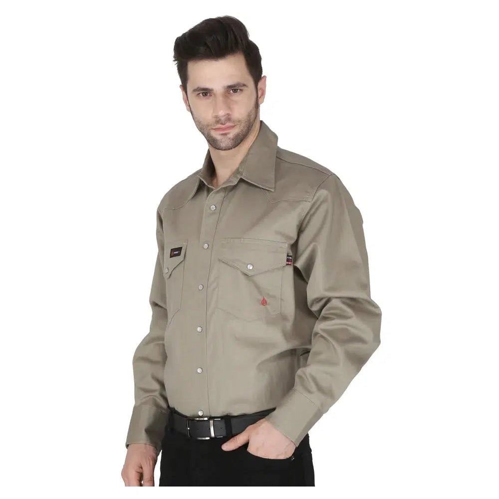 Forge FR MFRSLD-002 Solid Shirt-Fire Retardant Shirts.com