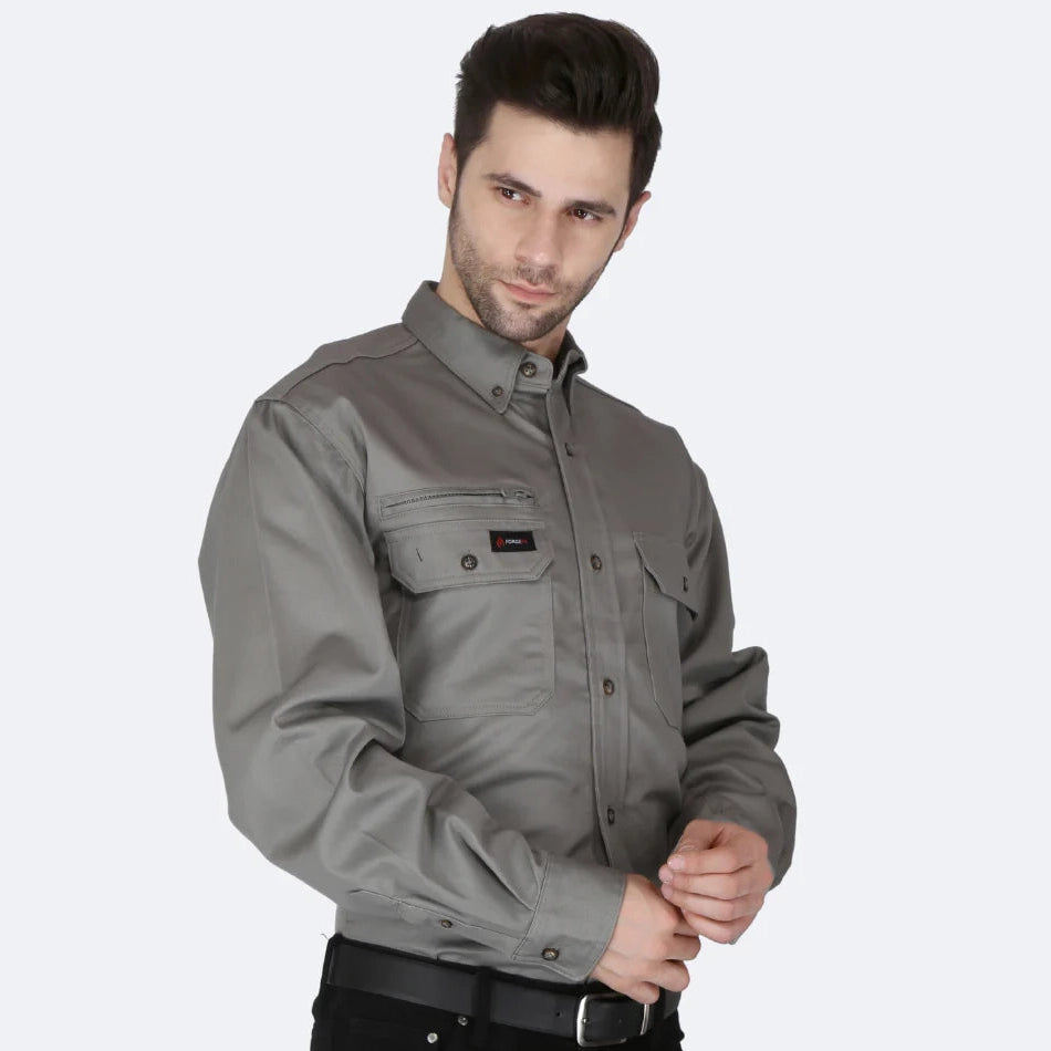 Forge FR MFR-605 Vent Shirt - Light Grey 