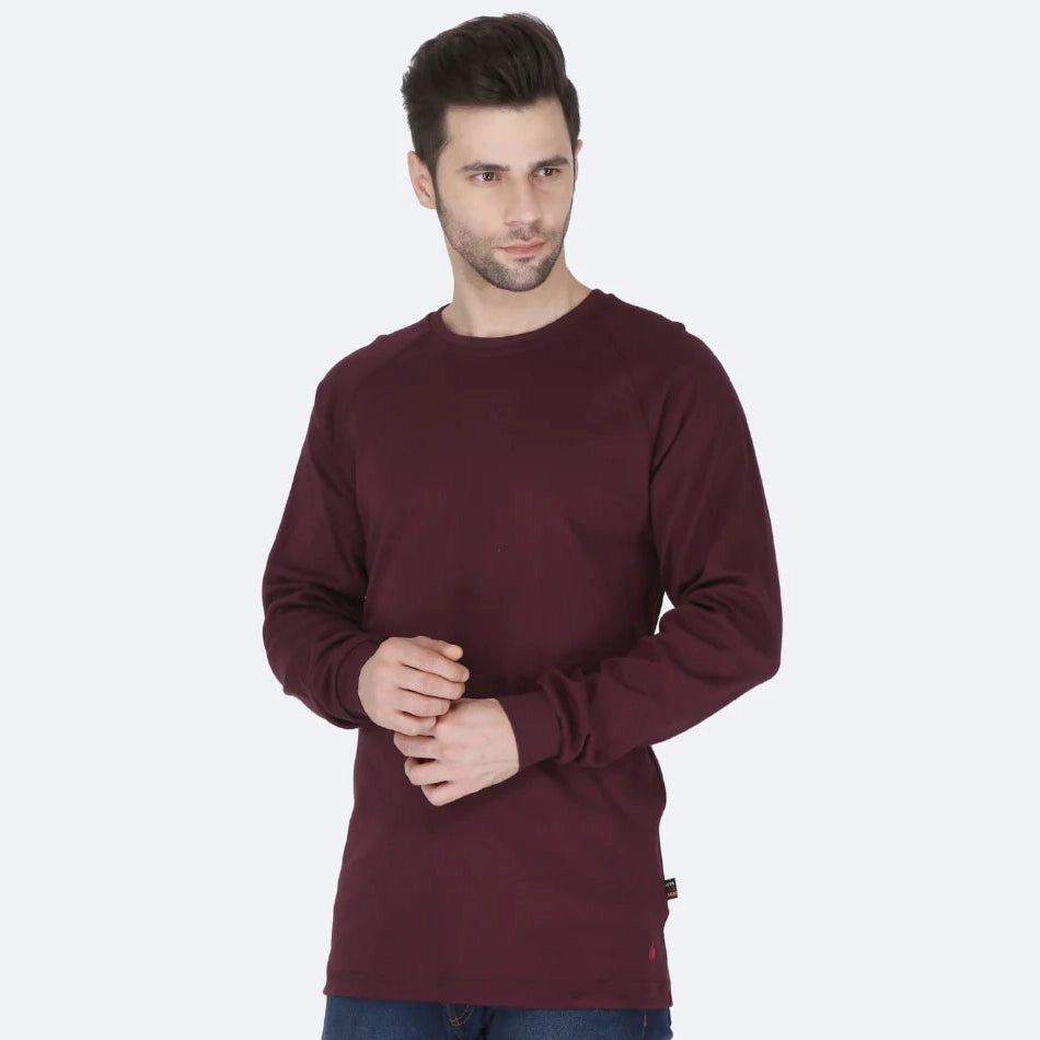 Forge FR MFRCNT-009 Crew Neck Tee - Burgundy