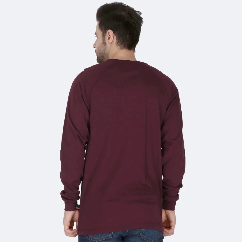 Forge FR MFRCNT-009 Crew Neck Tee - Burgundy