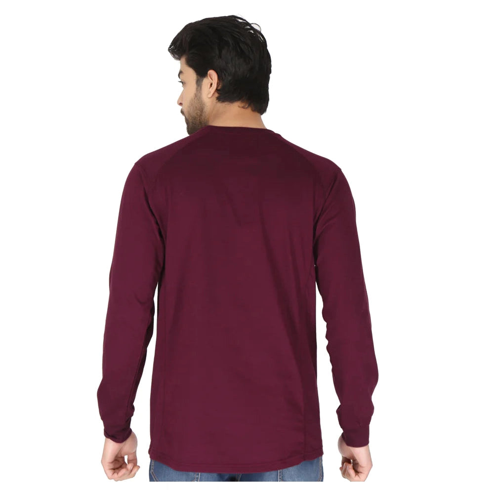 Forge FR MFRCNT-LW Light Weight Crew Neck Tee - Burgundy