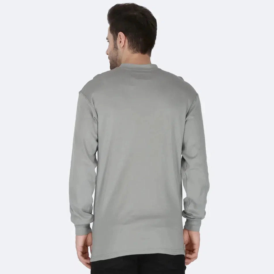 Forge FR MFRHNLY004 Henley Shirts - Grey