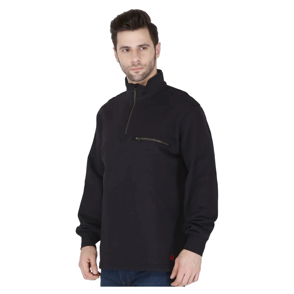 Forge FR MFRQZS-0028 1/4 Zip Sweater - Navy