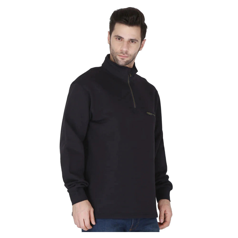 Forge FR MFRQZS-0028 1/4 Zip Sweater - Navy