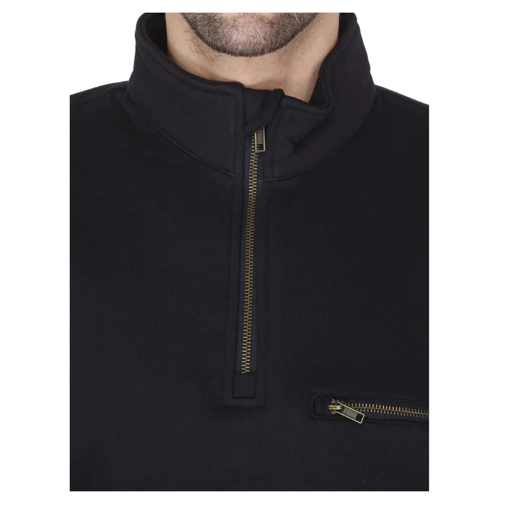 Forge FR MFRQZS-0028 1/4 Zip Sweater - Navy