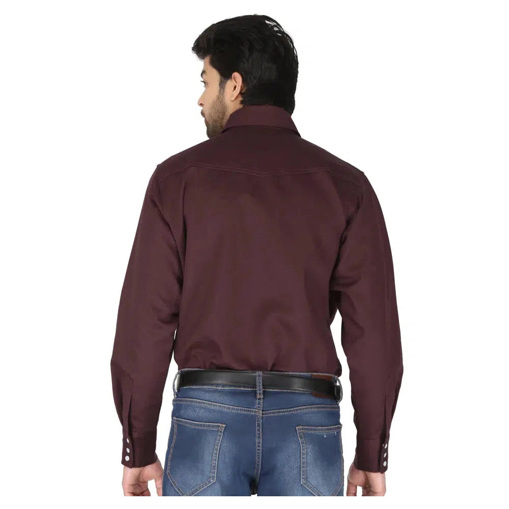 Forge FR MFRSLD-002 Solid Shirt -Burgundy