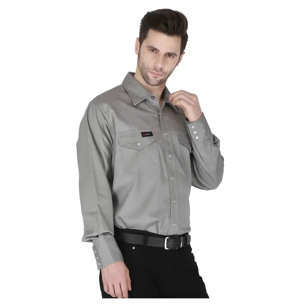 Forge FR MFRSLD-002 Solid Shirt - Light Grey 