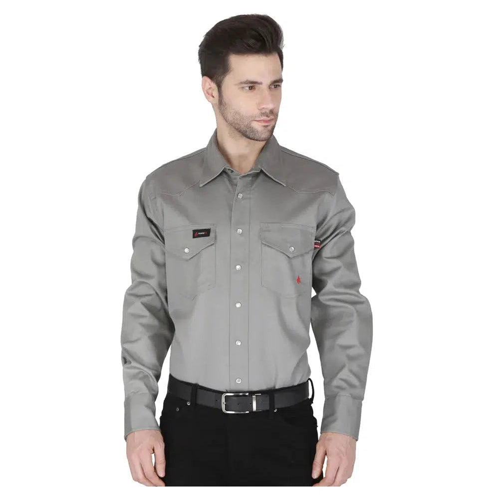 Forge FR MFRSLD-002 Solid Shirt - Light Grey 