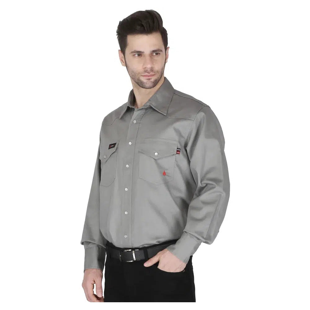 Forge FR MFRSLD-002 Solid Shirt - Light Grey 