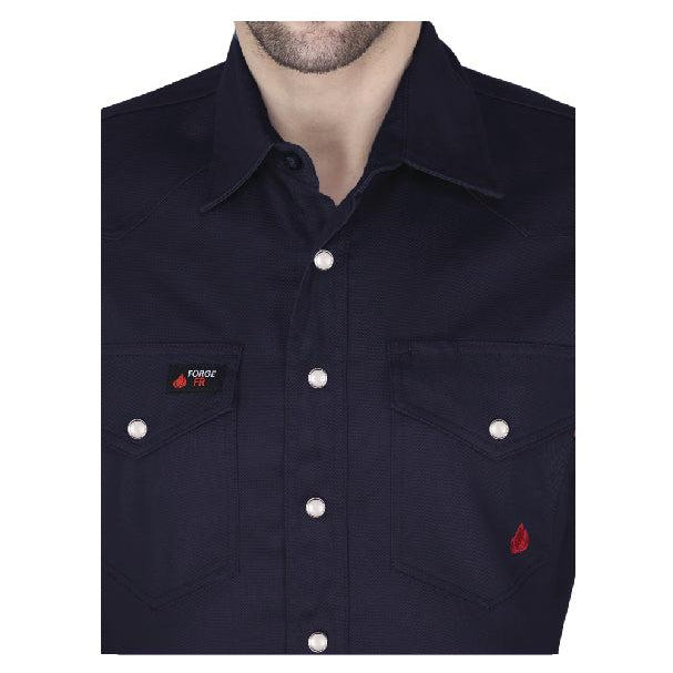 Forge FR MFRSLD-002 Solid Shirt - Navy 