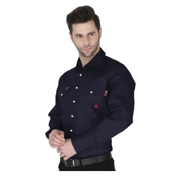 Forge FR MFRSLD-002 Solid Shirt - Navy 