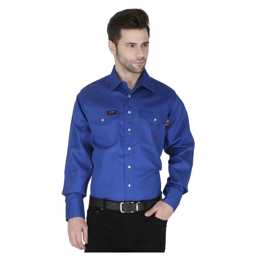Forge FR MFRSLD-002 Solid Shirt - Royal Blue