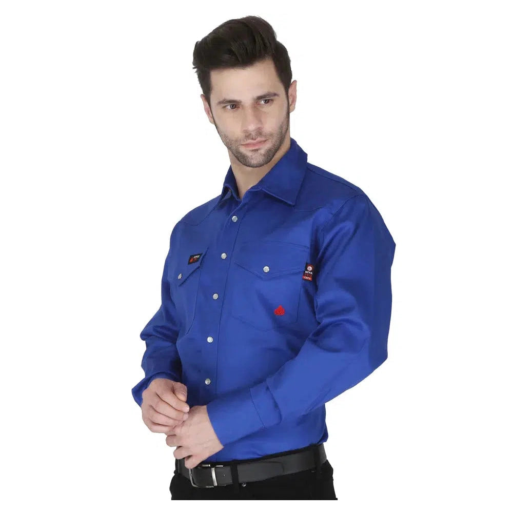 Forge FR MFRSLD-002 Solid Shirt - Royal Blue