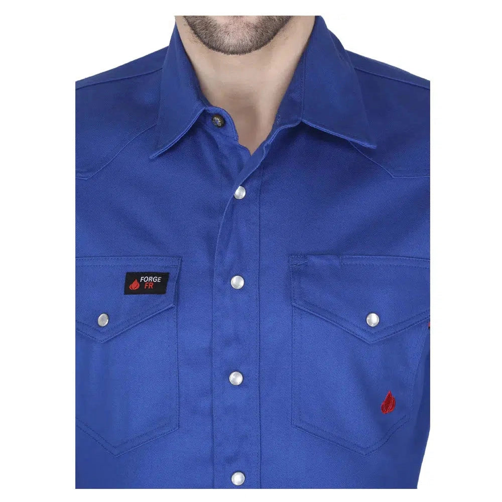 Forge FR MFRSLD-002 Solid Shirt - Royal Blue