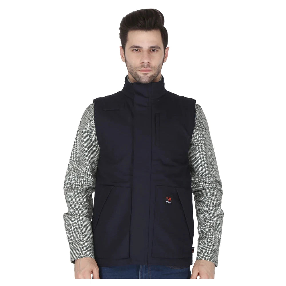    Forge FR MFRVST-001 Canvas Duck Vest - Navy