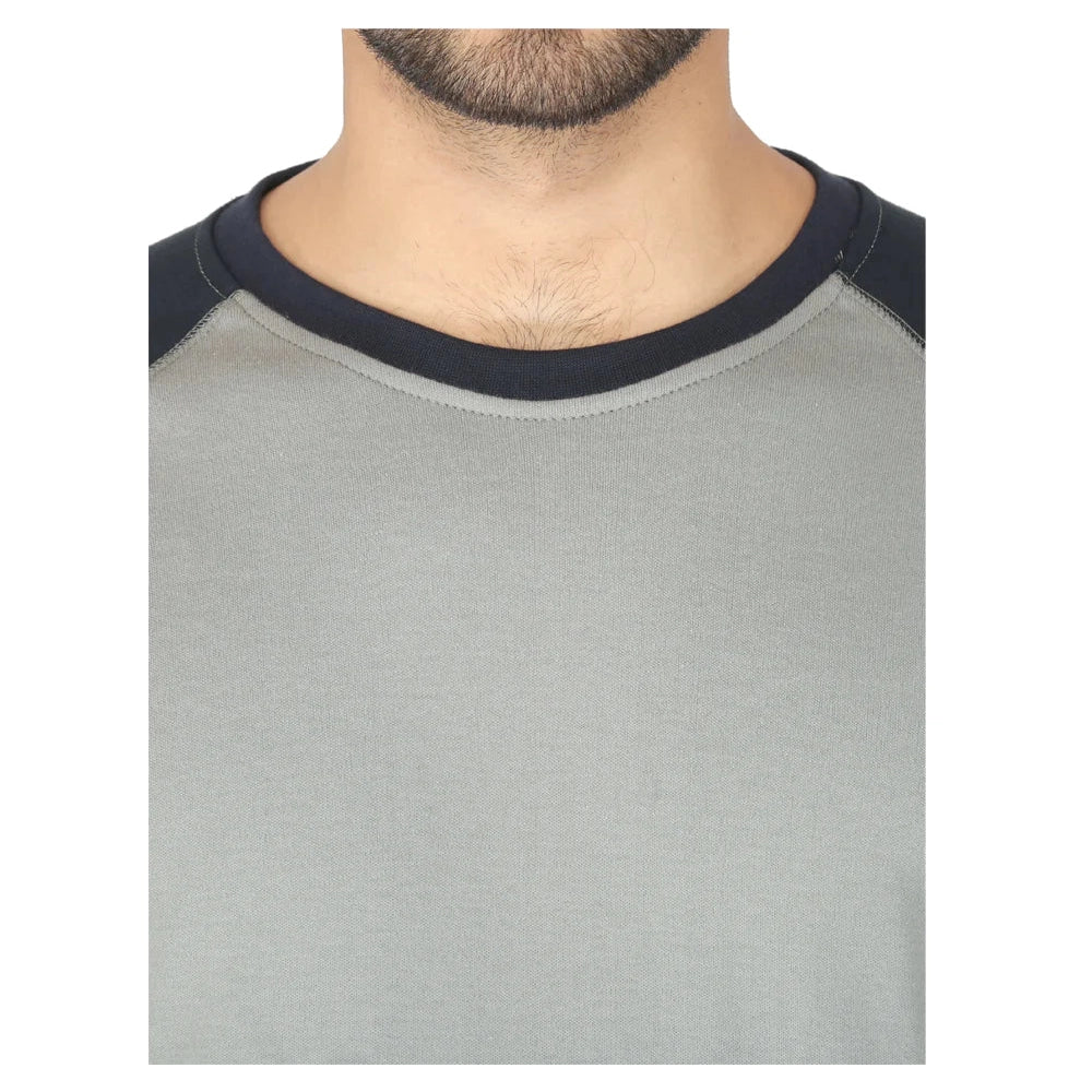 Forge FR MLFRBBT-0021 Baseball Tee - Grey /Navy