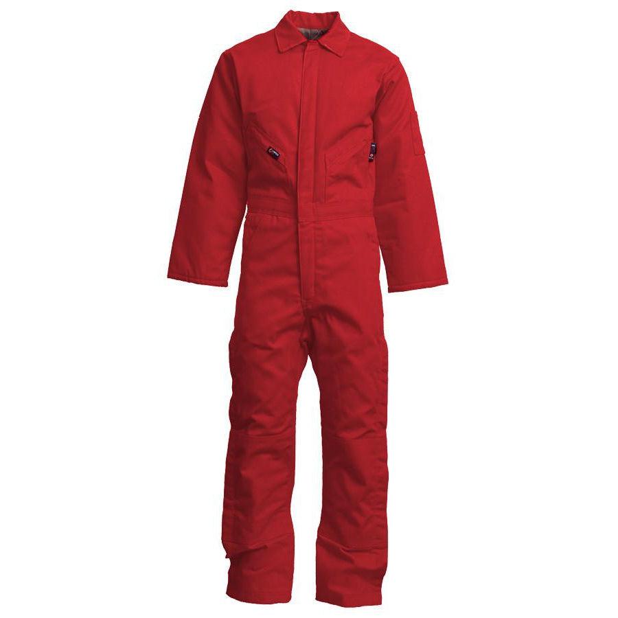 LAPCO FR CIFRWS9RE Red FR Insulated Coveralls with Windshield Technology-Fire Retardant Shirts.com