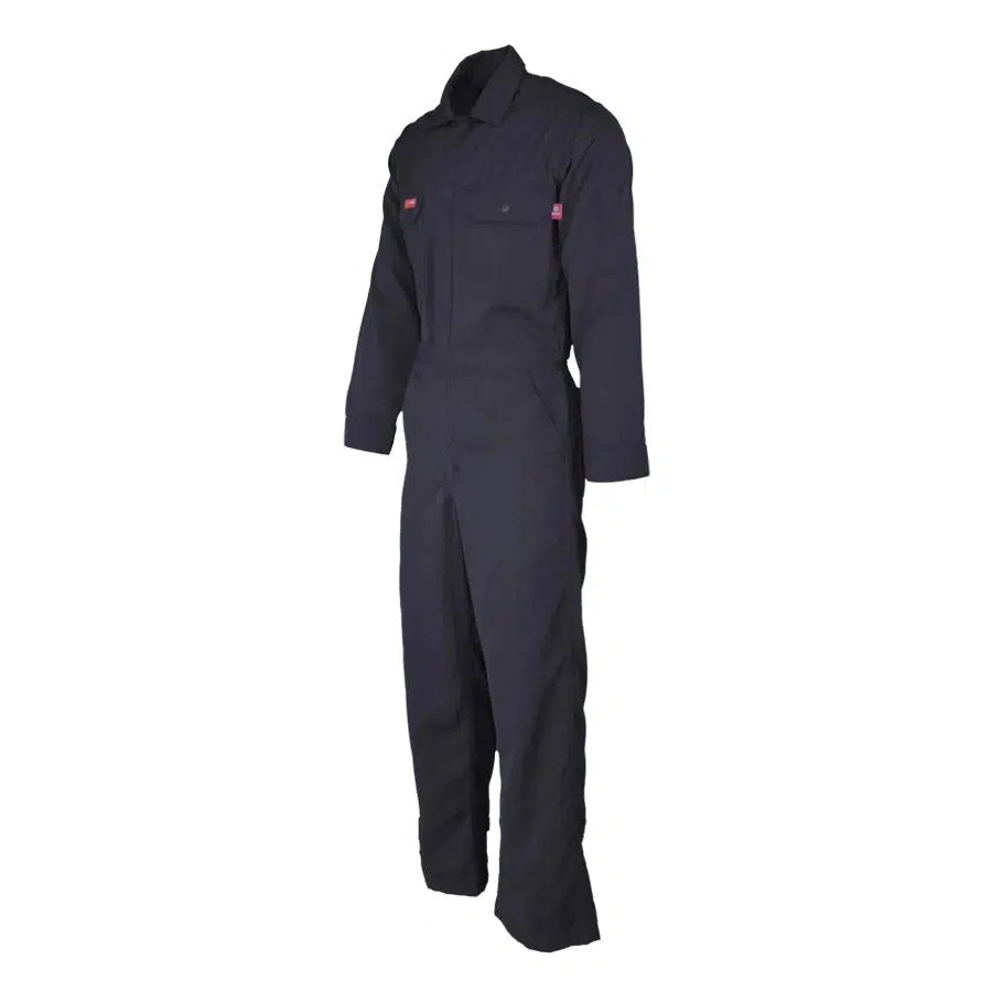 LAPCO FR CVDHF6NY Navy 6.5oz. FR Deluxe 2.0 Coverall-Fire Retardant Shirts.com