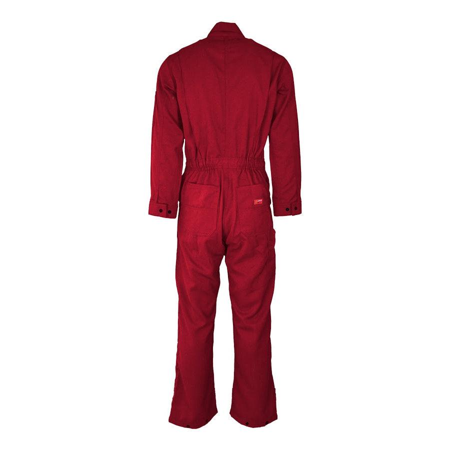 LAPCO FR CVDHF6RE Red 6.5oz. FR Deluxe 2.0 Coverall-Fire Retardant Shirts.com
