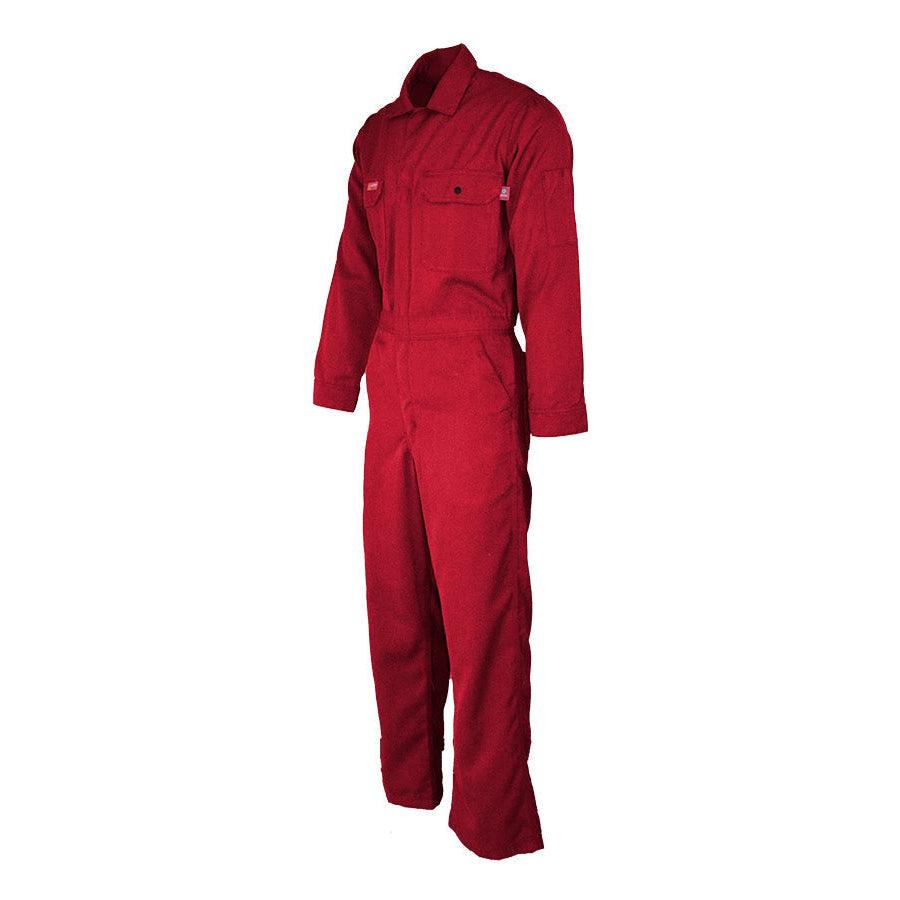LAPCO FR CVDHF6RE Red 6.5oz. FR Deluxe 2.0 Coverall-Fire Retardant Shirts.com