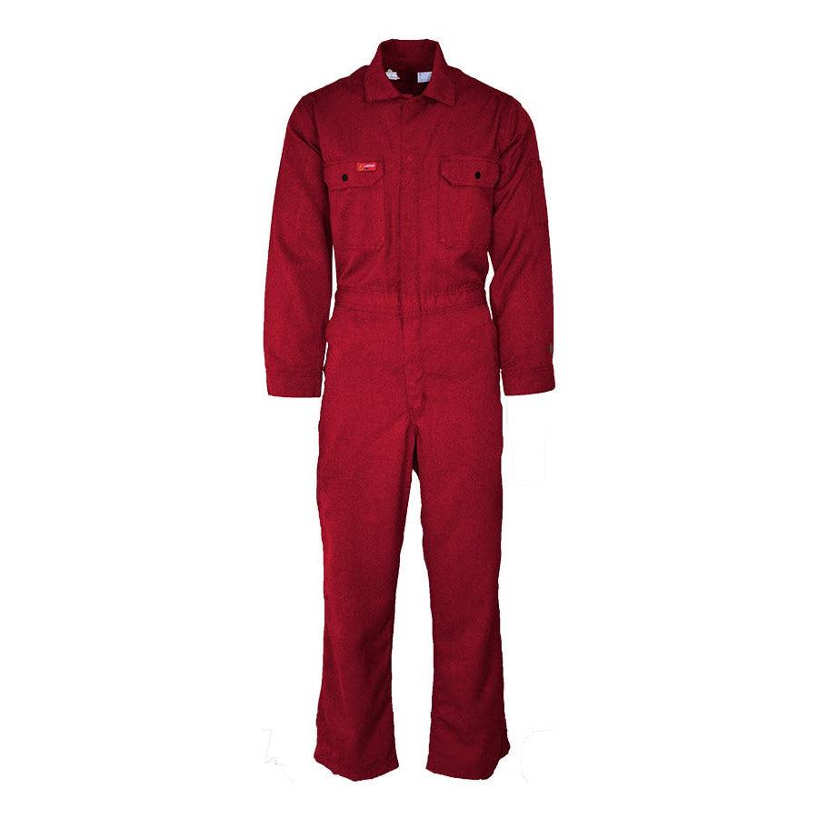LAPCO FR CVDHF6RE Red 6.5oz. FR Deluxe 2.0 Coverall-Fire Retardant Shirts.com