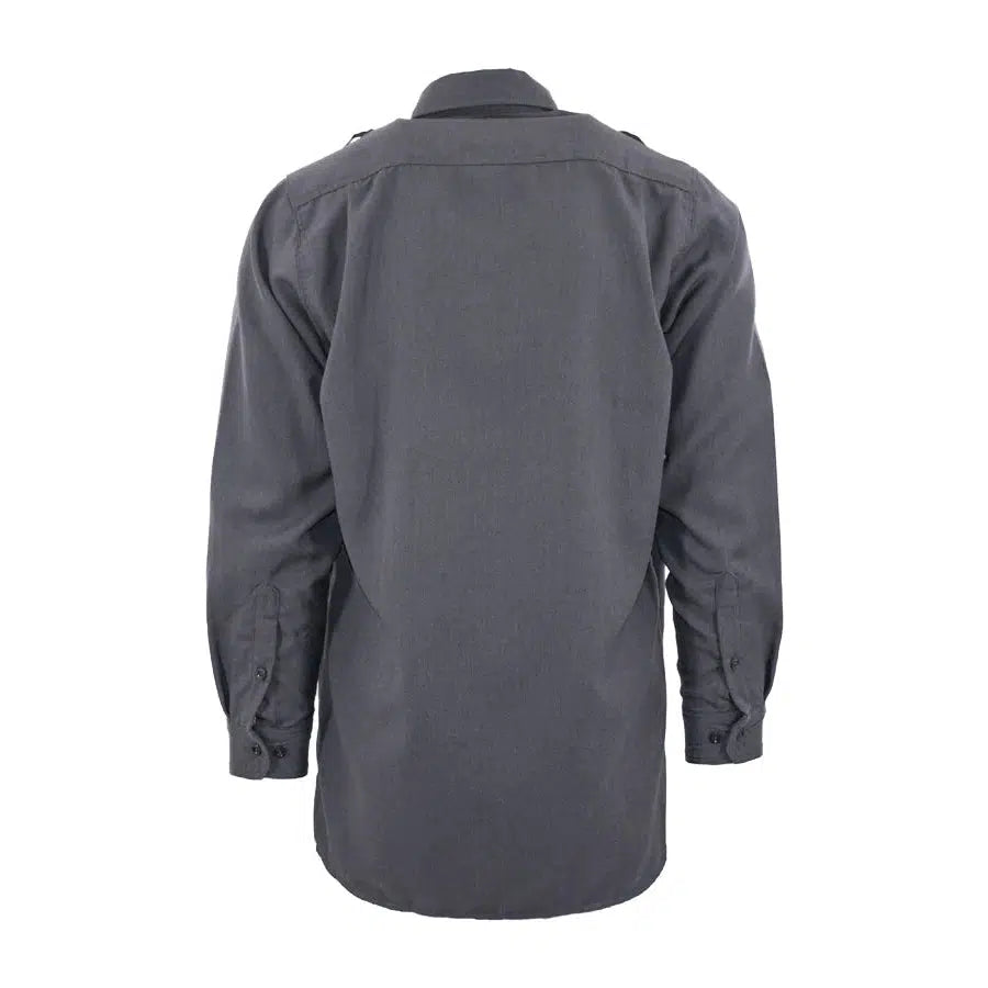 LAPCO FR DHS5GY Gray 5.5oz. FR DH Air Work Shirt-Fire Retardant Shirts.com