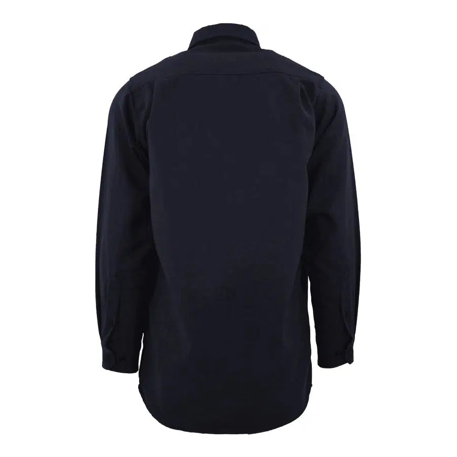 LAPCO FR DHS6NY Navy 6.5oz. FR DH Air Uniform Shirt-Fire Retardant Shirts.com