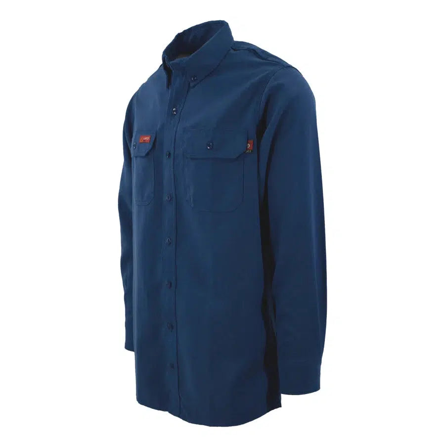 LAPCO FR DHS6RO Royal 6.5oz. FR DH Air Uniform Shirt-Fire Retardant Shirts.com