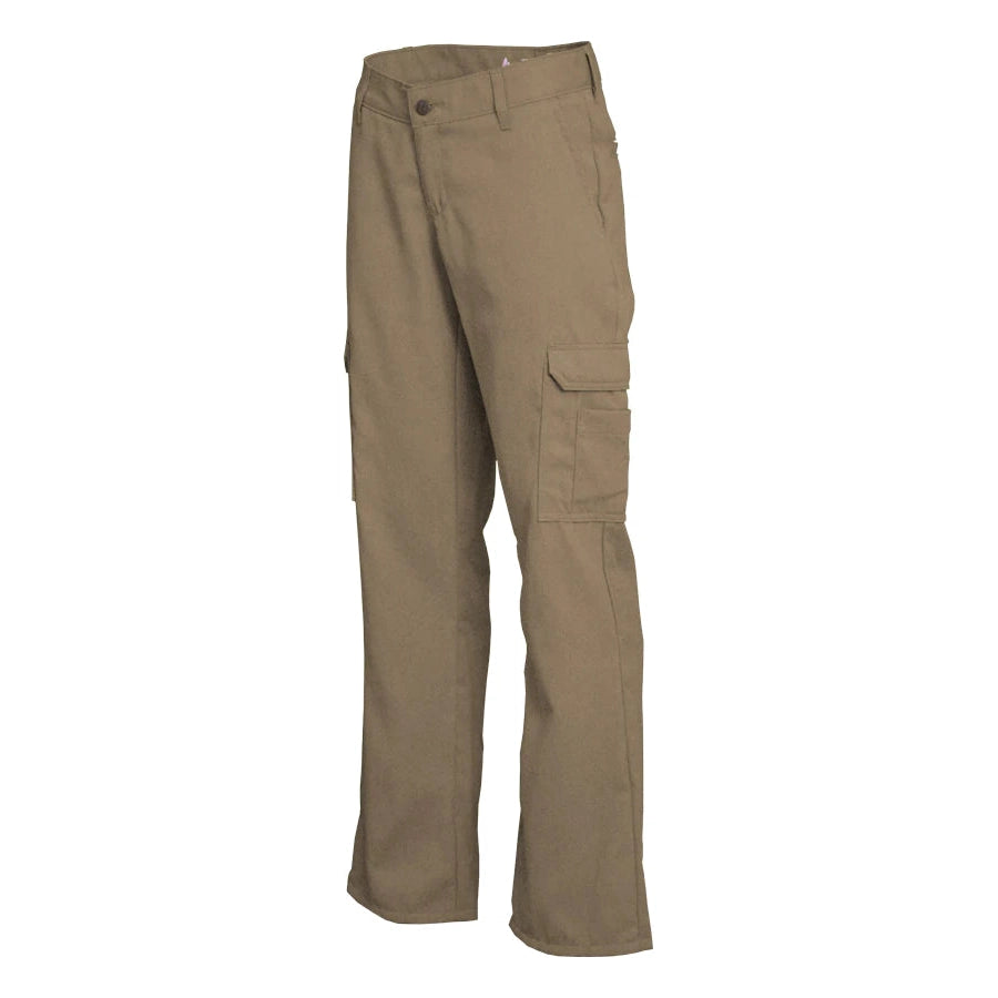 LAPCO FR L-PFRDHC6KH Khaki 6.5oz. Ladies FR DH Cargo Pants-Fire Retardant Shirts.com