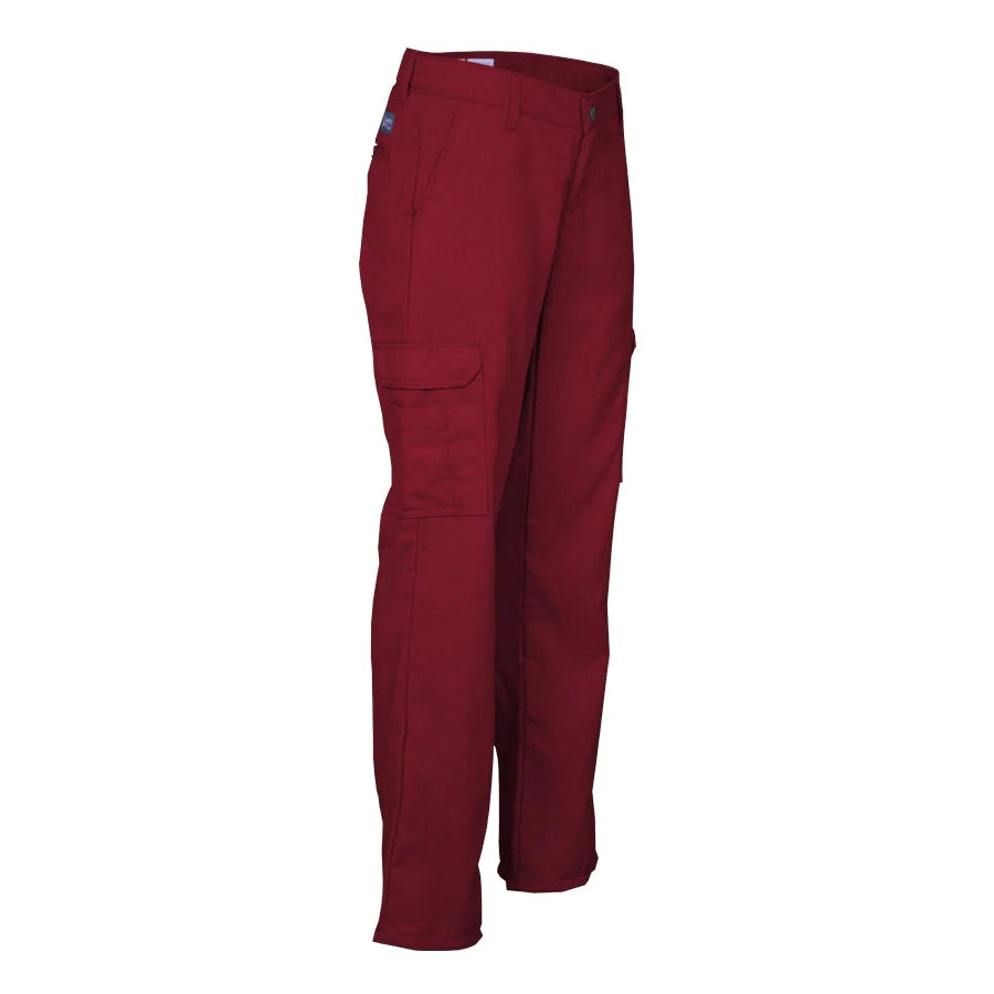 LAPCO FR L-PFRDHC6RE Red 6.5oz. Ladies FR DH Cargo Pants-Fire Retardant Shirts.com